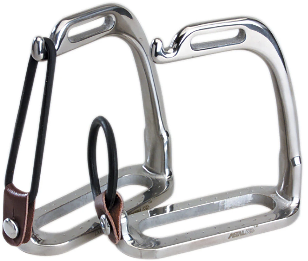 KORSTEEL Stainless Steel Peacock Stirrup Irons
