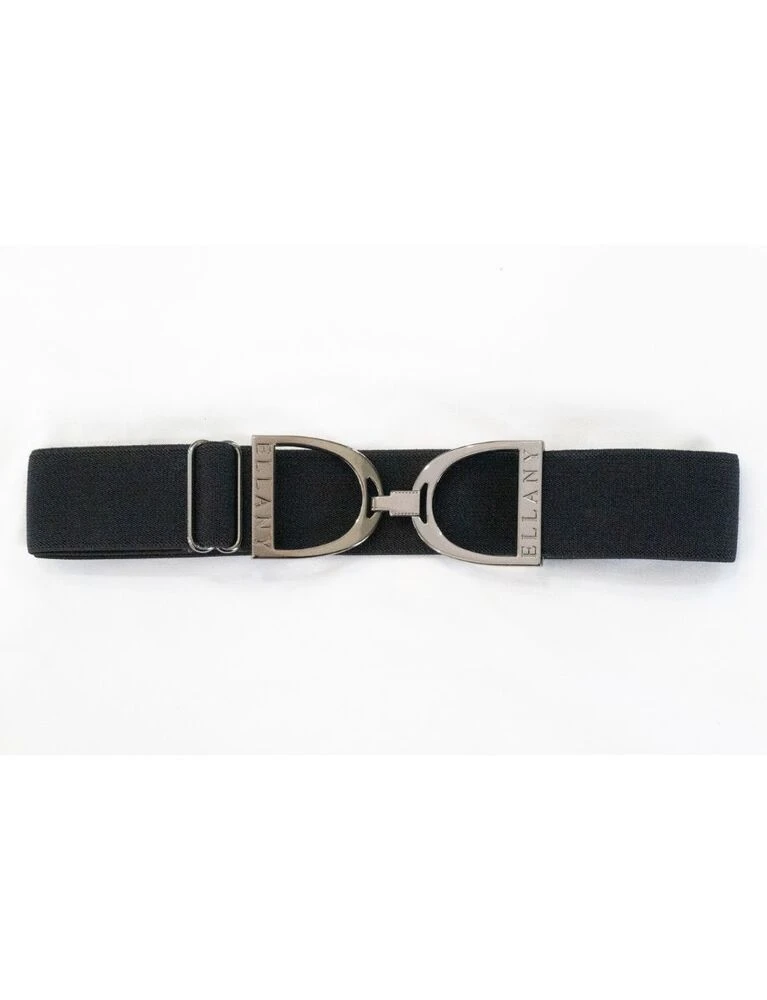 ELLANY Gunmetal Stirrup Elastic Belt