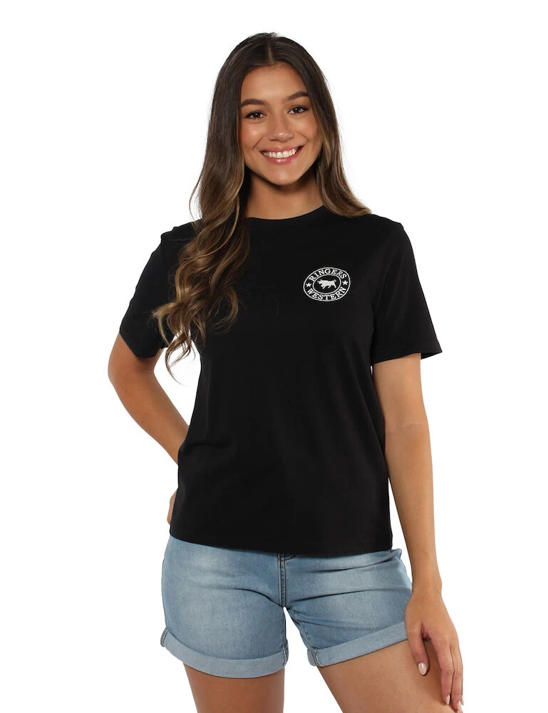 RINGERS WESTERN Signature Bull Womens Loose T-Shirt