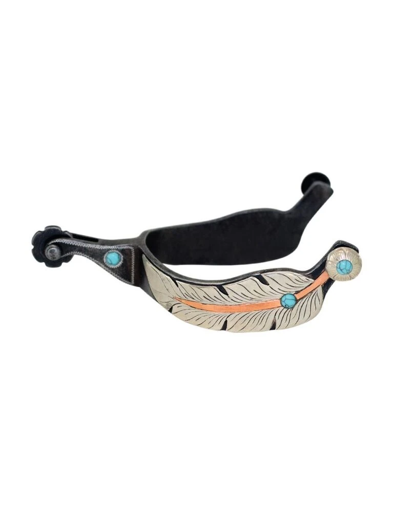 COWBOY TACK Feather Large Cup Spurs