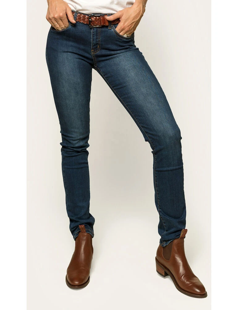 RINGERS WESTERN Victoria Womens Mid Rise Straight Leg Jeans