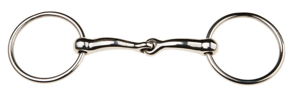JP KORSTEEL Stainless Steel Jointed Loose Ring Snaffle Bit