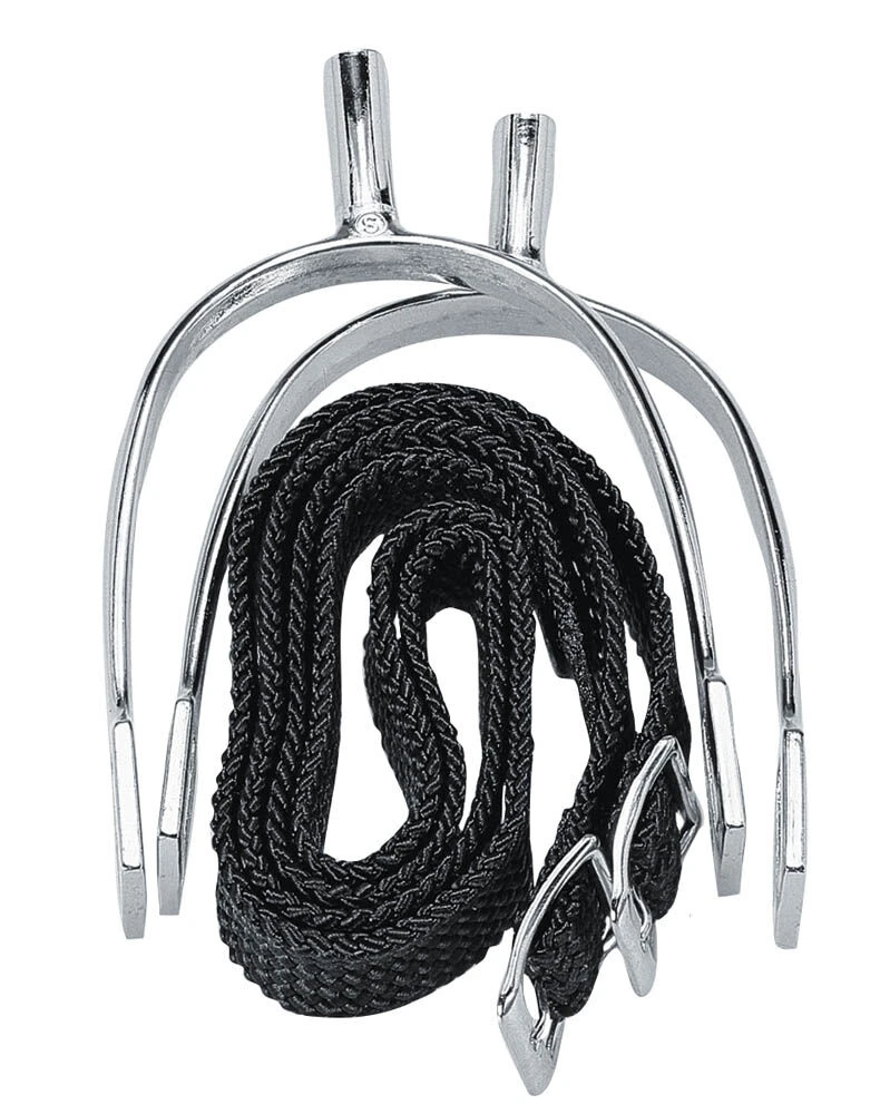 KORSTEEL Pow Never Rust Spurs With Straps