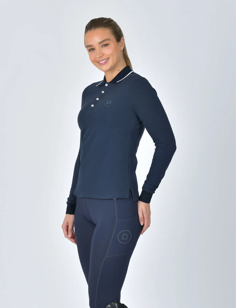 DUBLIN Cotton Pique Long Sleeve Polo
