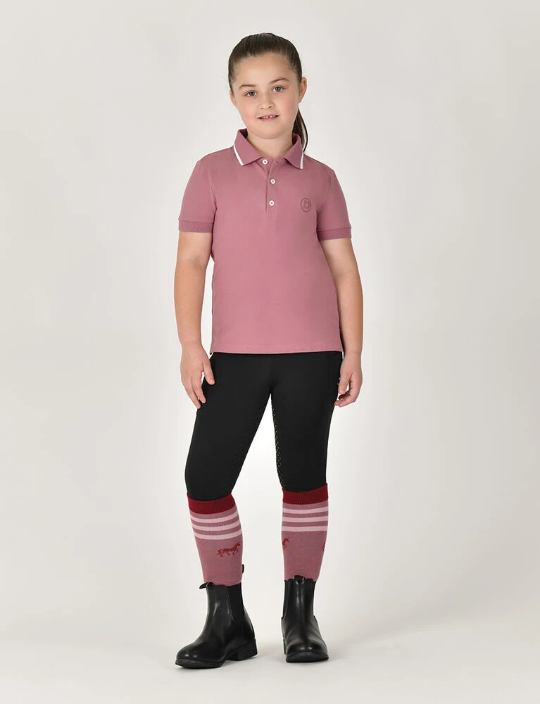 DUBLIN Kids Cotton Pique Short Sleeve Polo