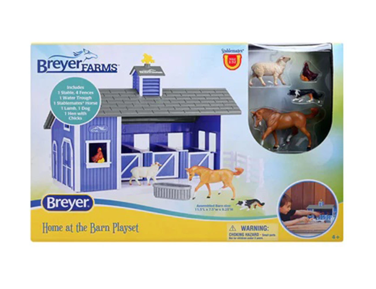 BREYER Farms Home At The Barn Playset