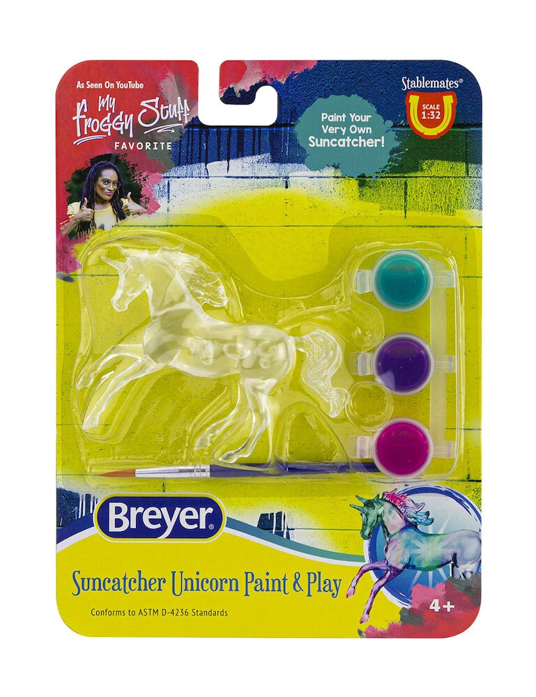 BREYER Activity Suncatcher Unicorn Paint & Play Singles