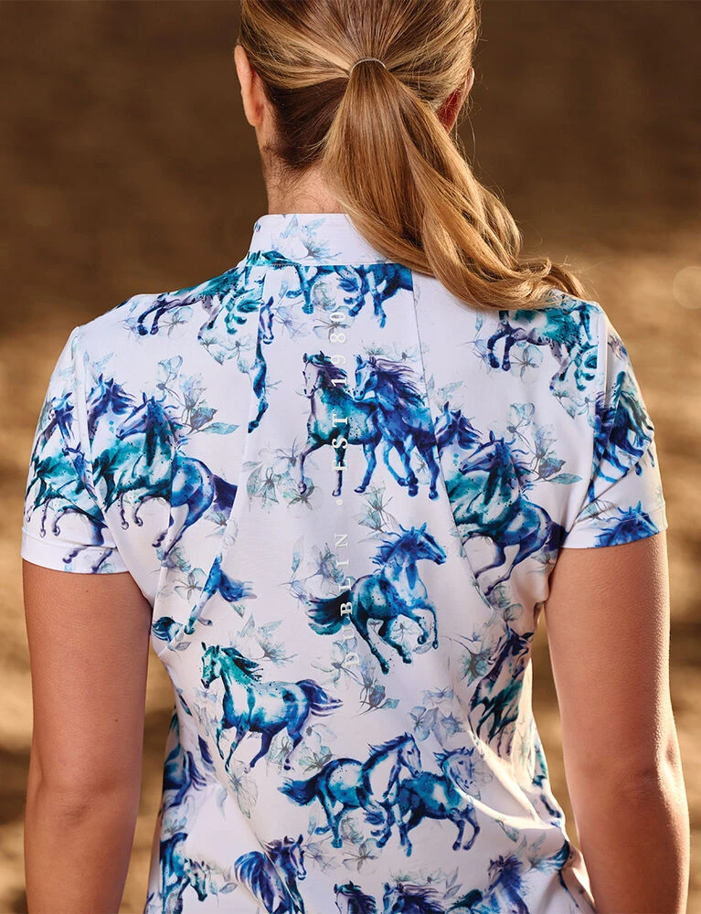 DUBLIN 1/4 Zip Breathable Short Sleeve Top