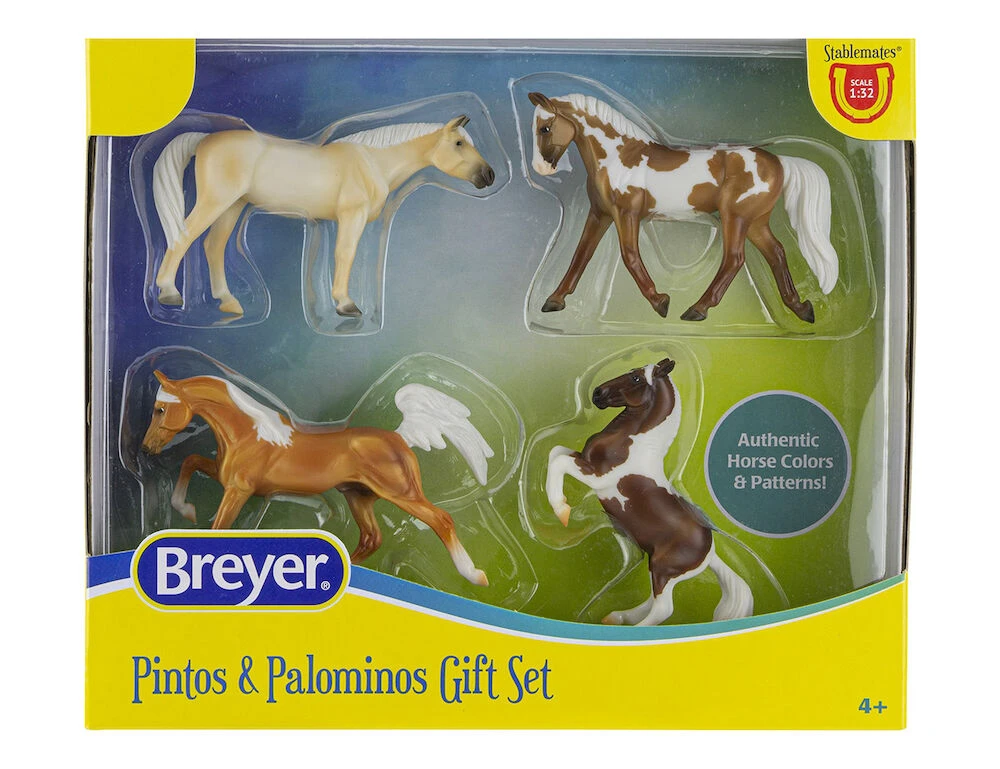 BREYER Stablemates Pintos & Palominos Gift Set
