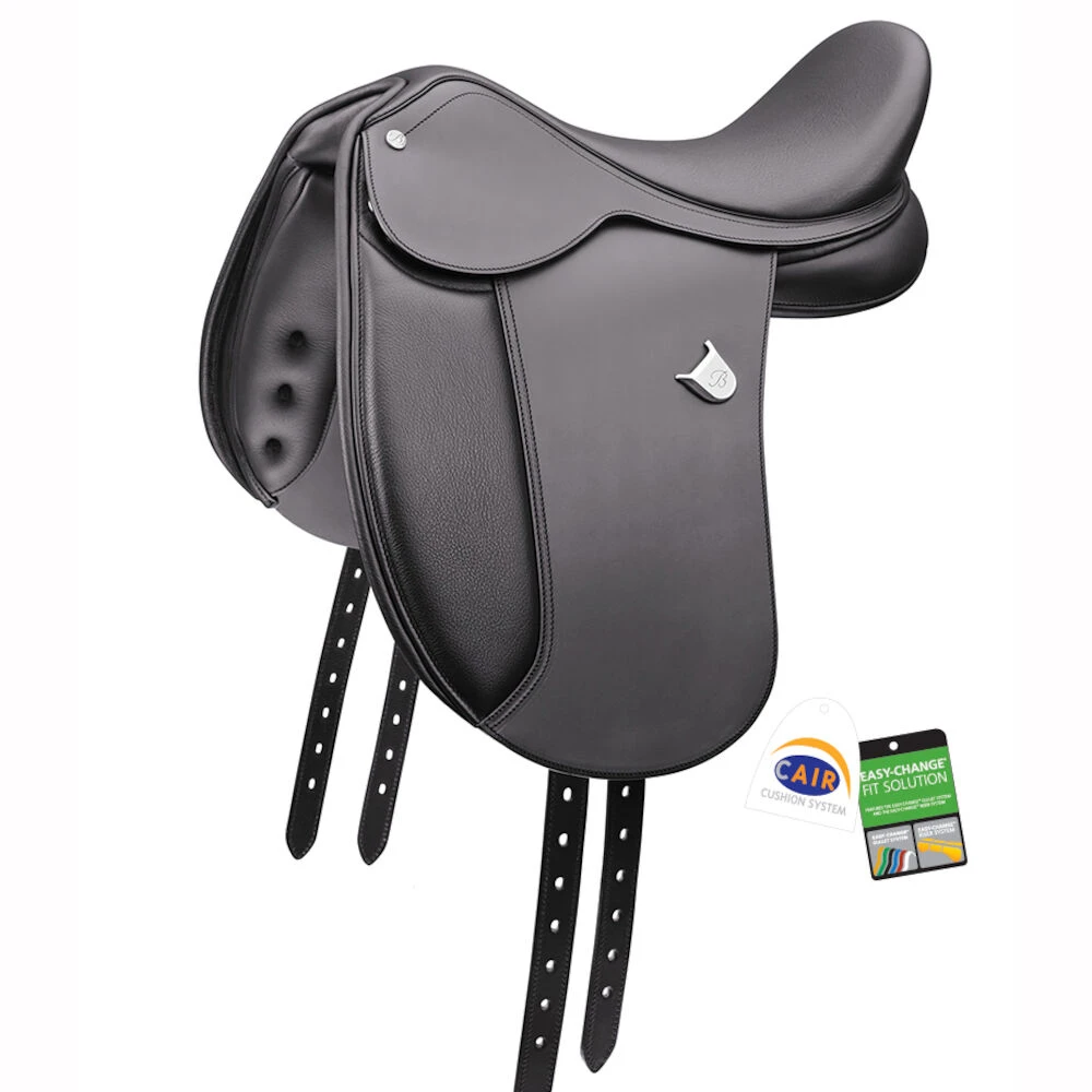 BATES Pony Dressage Saddle With Long Flap & Hart