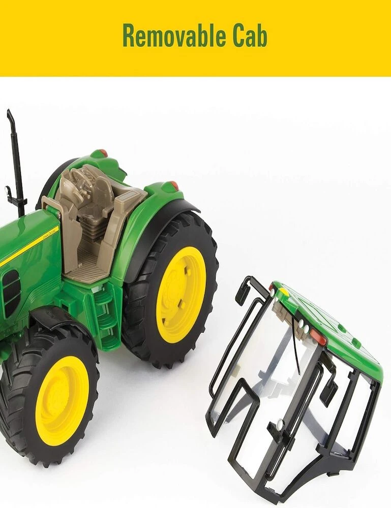 JOHN DEERE 1:16 Scale Lights And Sounds Tractor With Loader