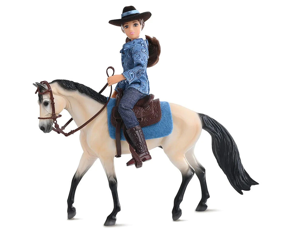 BREYER Freedom Western Horse And Rider
