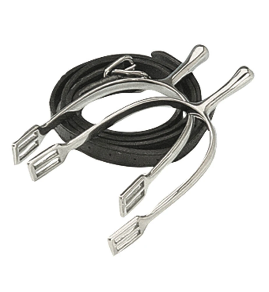 KORSTEEL Long Neck Dressage Spurs With Straps