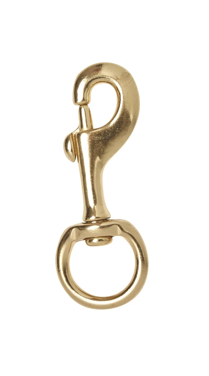 UNBRANDED Brass Round Eye Swivel Snap