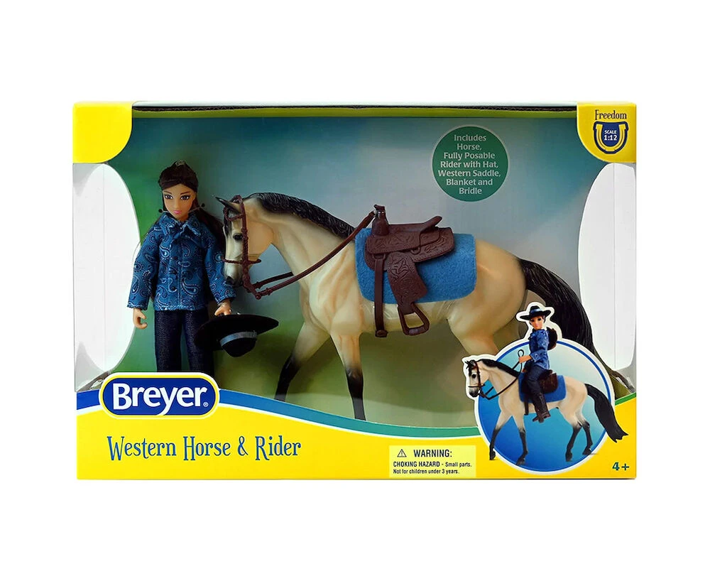 BREYER Freedom Western Horse And Rider