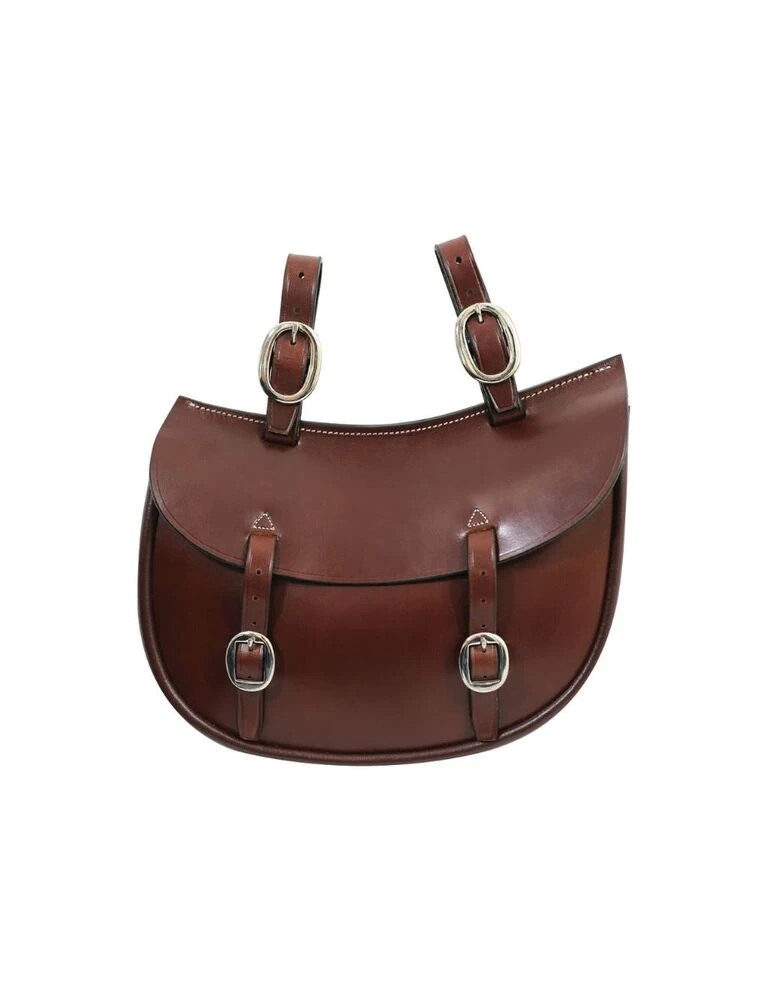 TANAMI Leather Oval Saddle Bag
