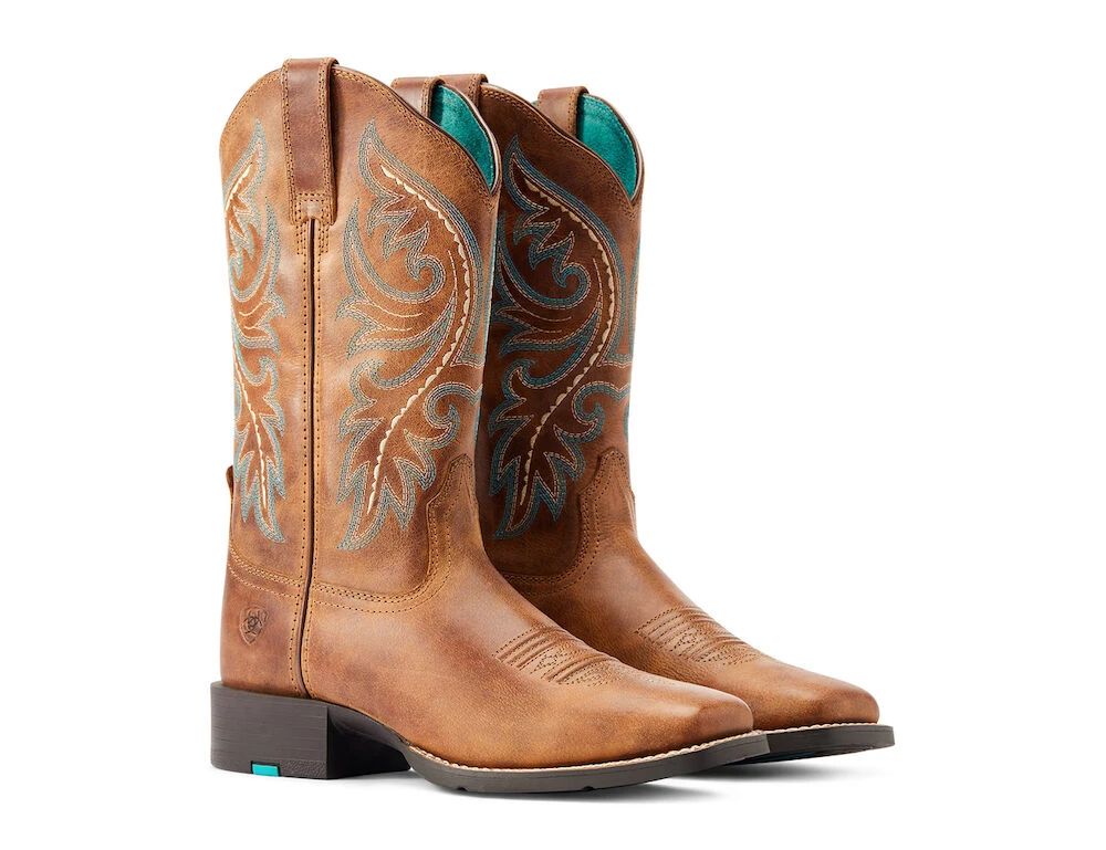 ARIAT Womens Round Up Back Zip Boots