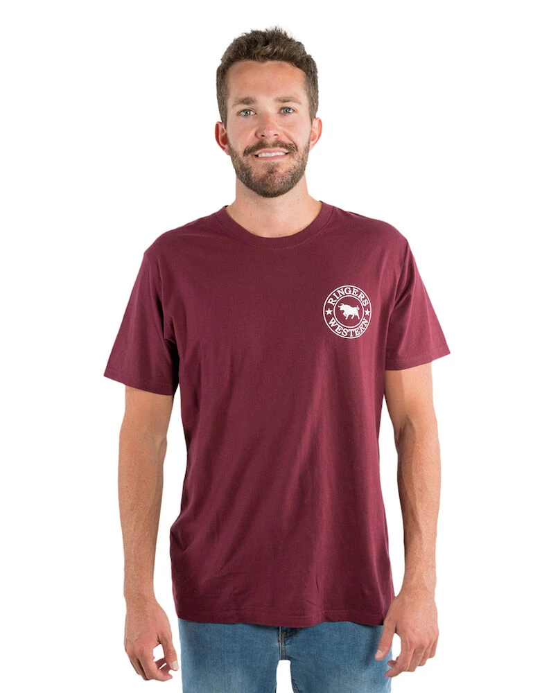 RINGERS WESTERN Signature Bull Mens Loose T-Shirt