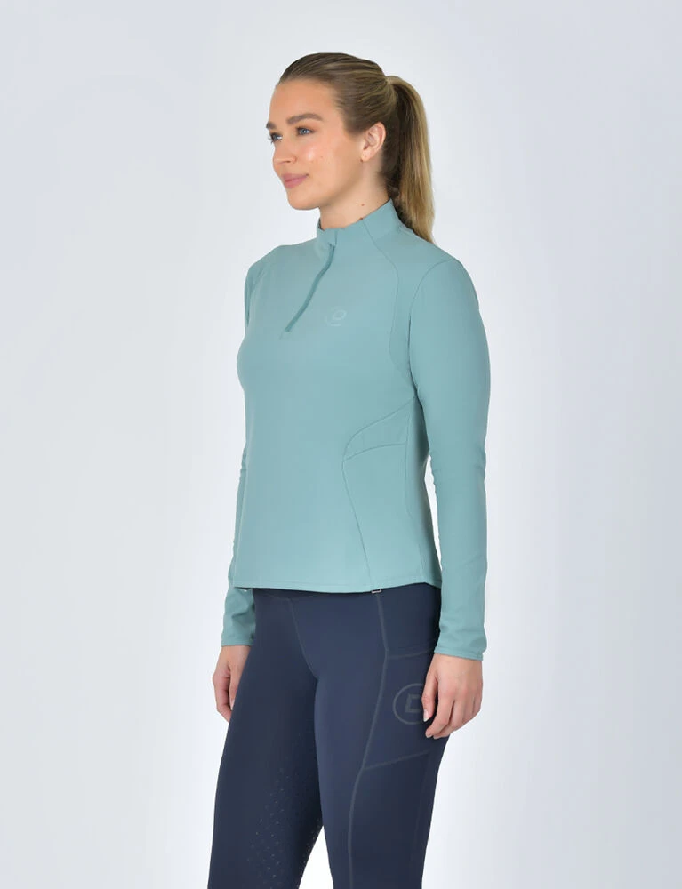 DUBLIN Fitted 1/4 Zip Long Sleeve Base Layer