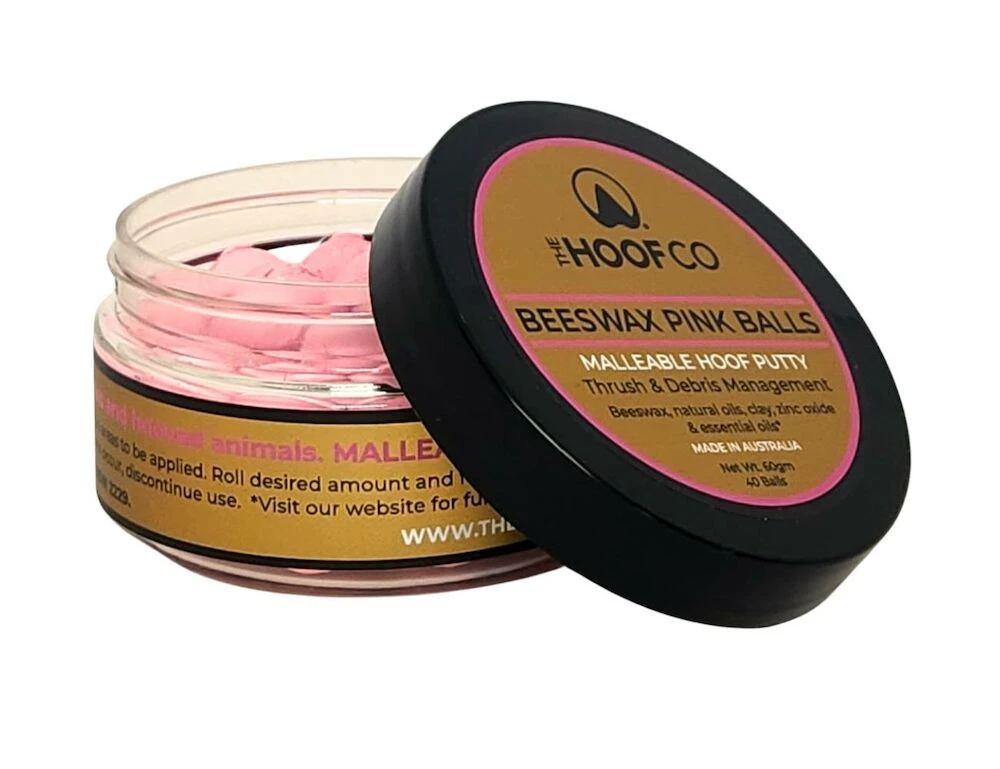 THE HOOF CO Beeswax Pink Balls