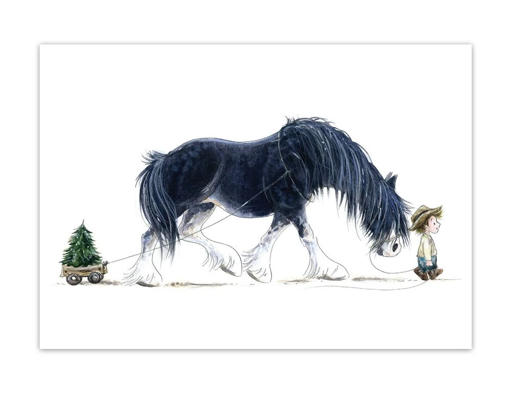 MANDY FOOT Old Faithful Blank Greeting Card