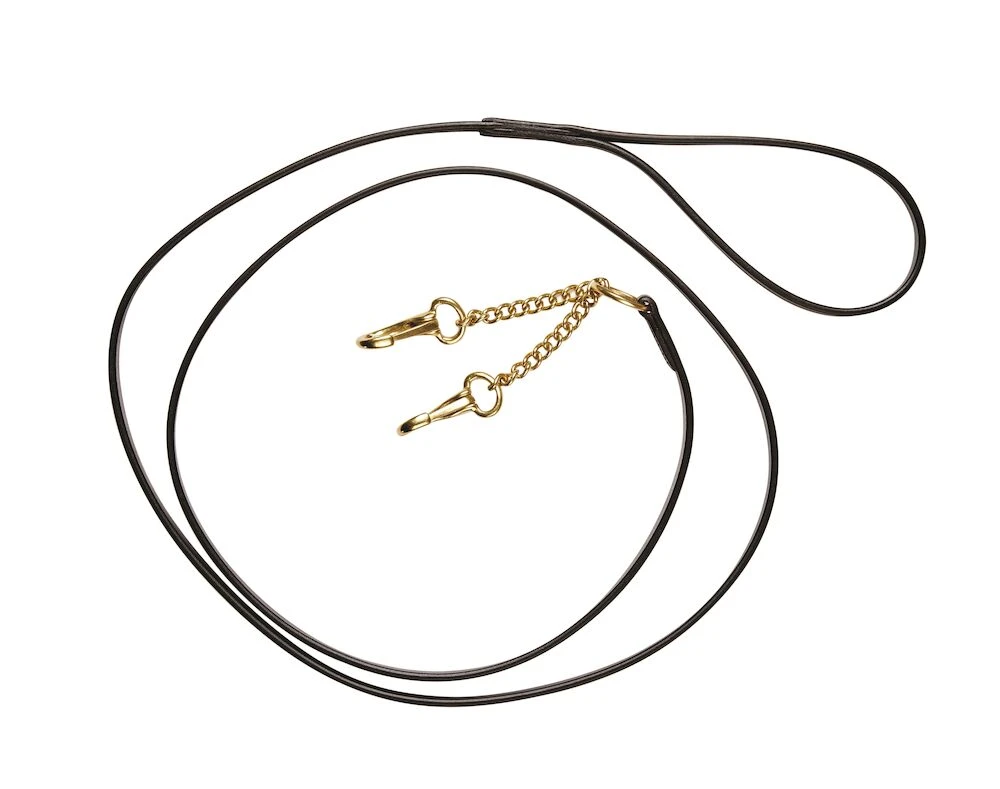 COLLEGIATE Leather Two Chain Lead