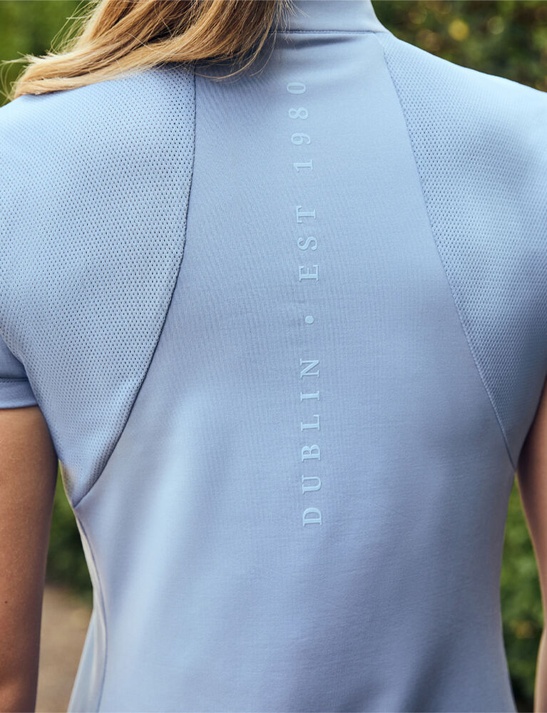 DUBLIN 1/4 Zip Breathable Short Sleeve Top