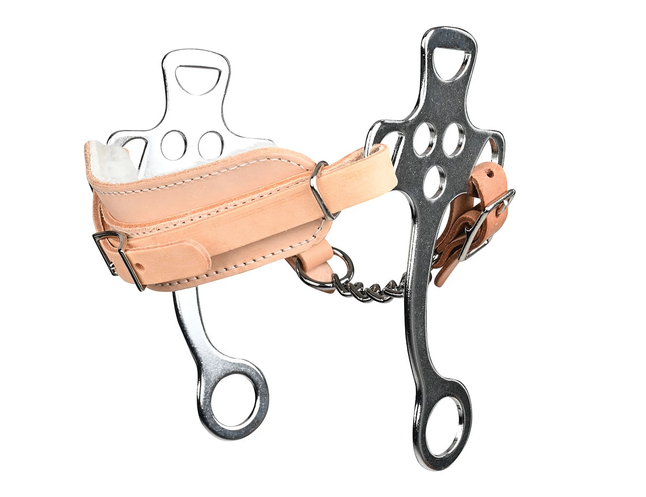 KORSTEEL Fleece Nose Hackamore Bit