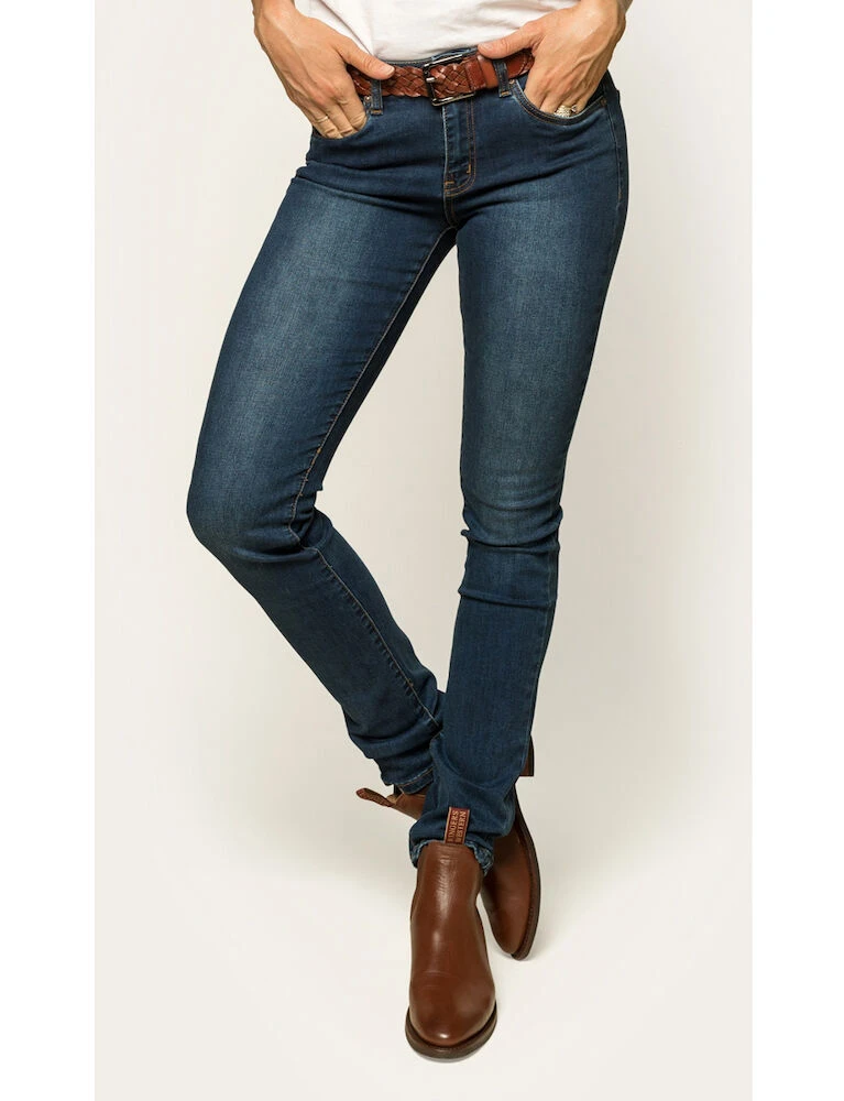 RINGERS WESTERN Victoria Womens Mid Rise Straight Leg Jeans