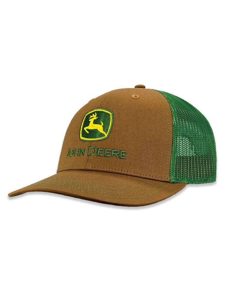 JOHN DEERE Trademark Logo Trucker Mesh Cap