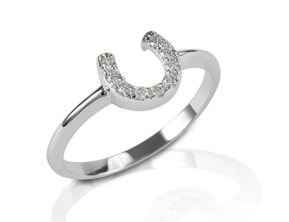 KELLY HERD Sterling Silver Horseshoe Ring