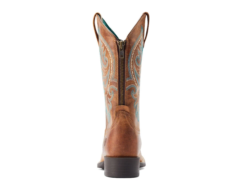 ARIAT Womens Round Up Back Zip Boots