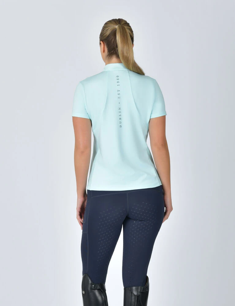 DUBLIN 1/4 Zip Breathable Short Sleeve Top