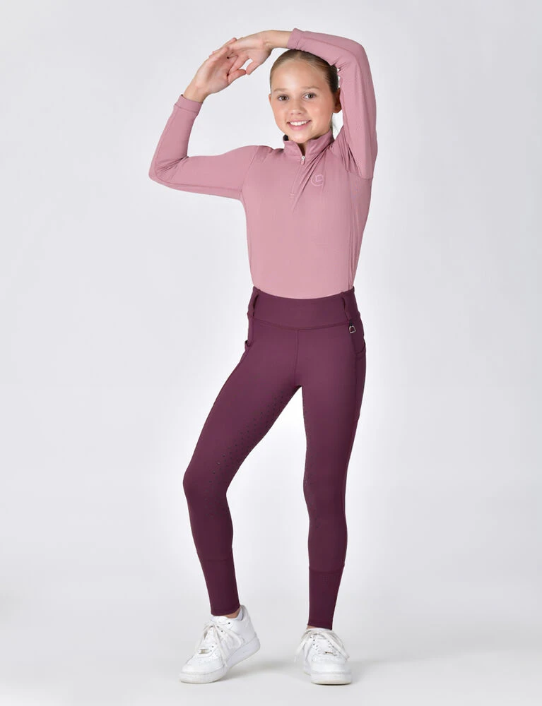 DUBLIN Kids Form Mesh Riding Tights