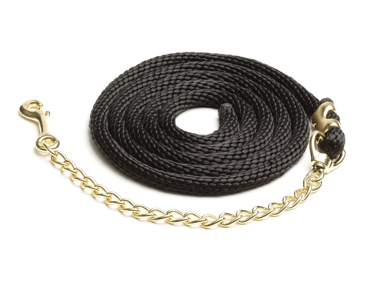 UNBRANDED Braided Nylon Lead With Brass Plated Chain