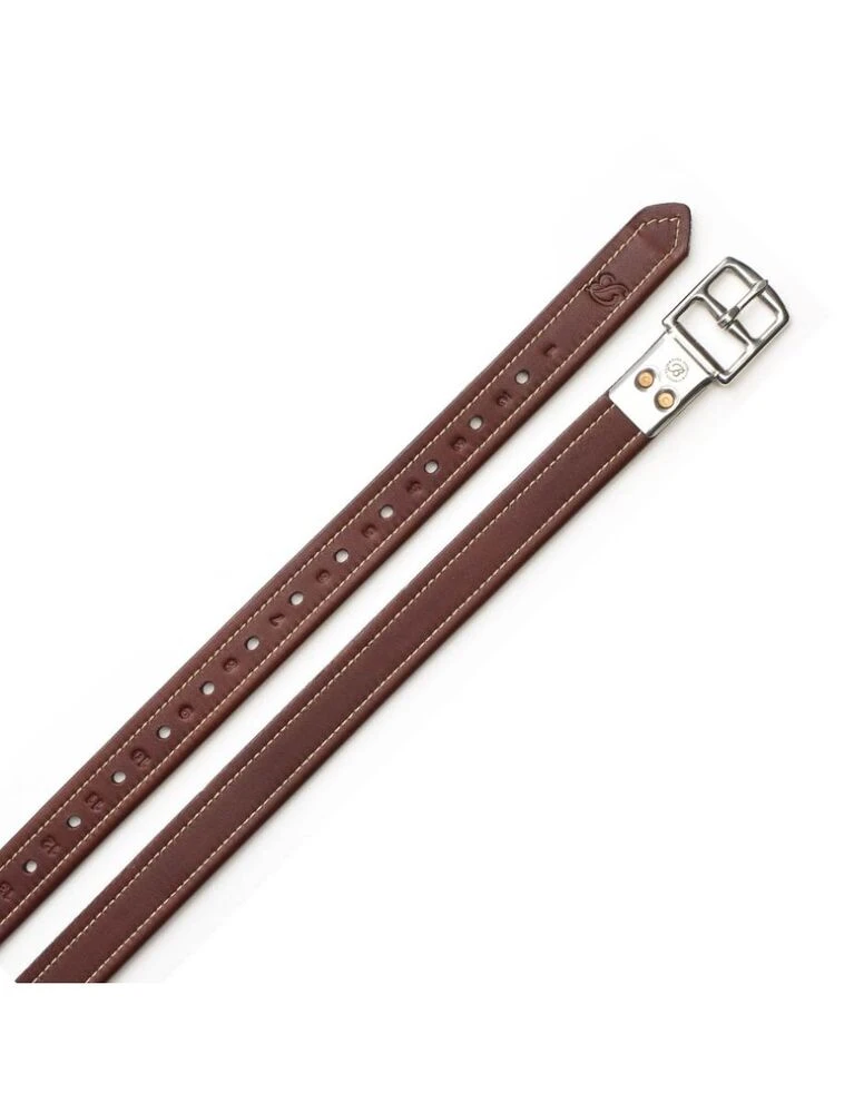 BATES Stirrup Leathers Contrast Stitching