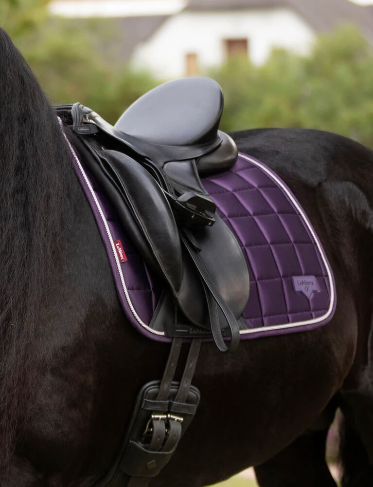 LEMIEUX Loire Classic Satin Square Dressage Saddle Pad