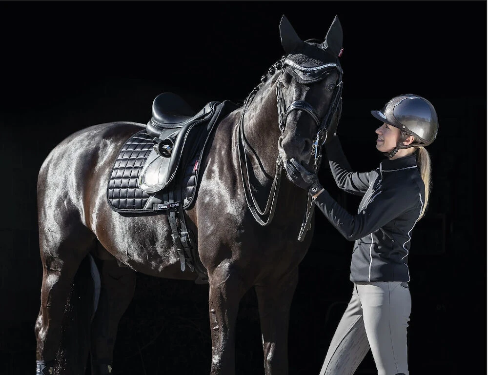 LEMIEUX Lemieux Prosport Suede Square Dressage Saddle Pad