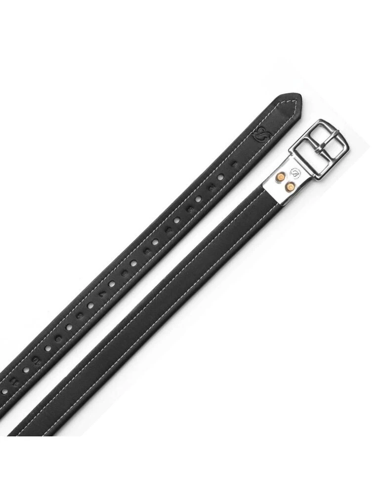 BATES Stirrup Leathers Contrast Stitching
