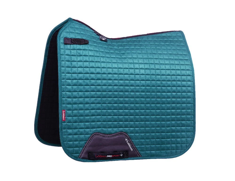LEMIEUX Lemieux Prosport Suede Square Dressage Saddle Pad