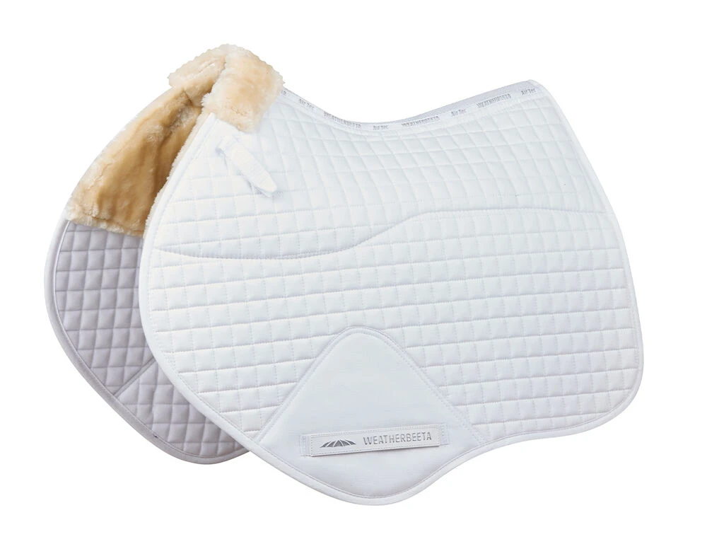 WEATHERBEETA Prime Comfy Fleece Jump Shaped Saddle Pad
