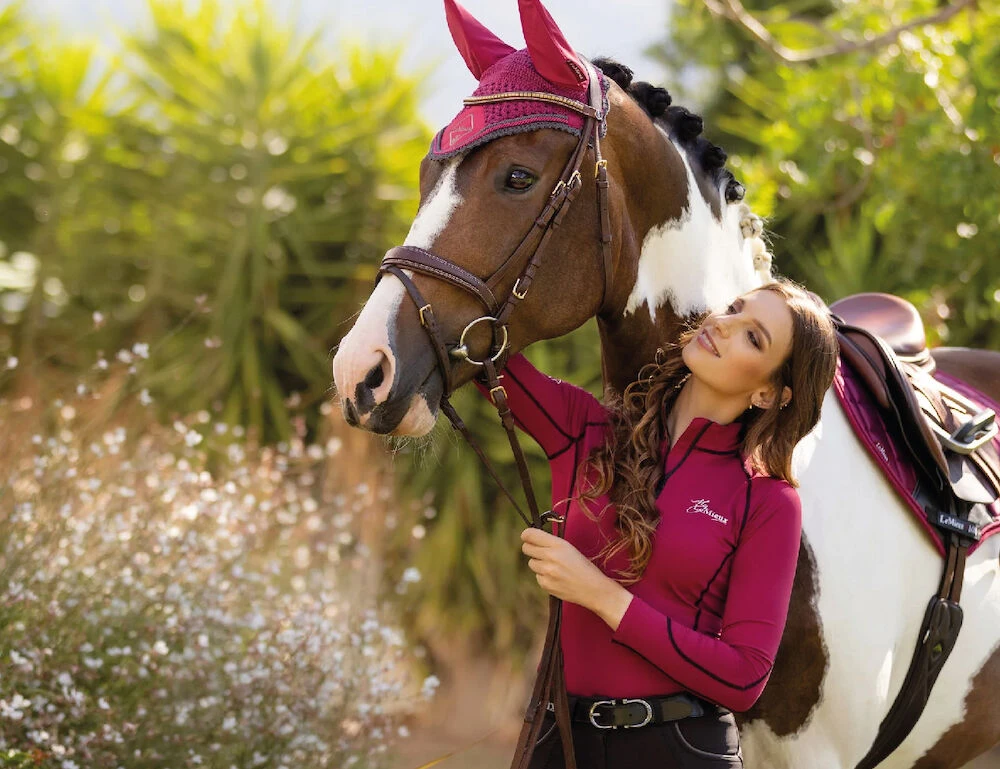 LEMIEUX Lemieux Loire Classic Satin Square Close Contact Saddle Pad