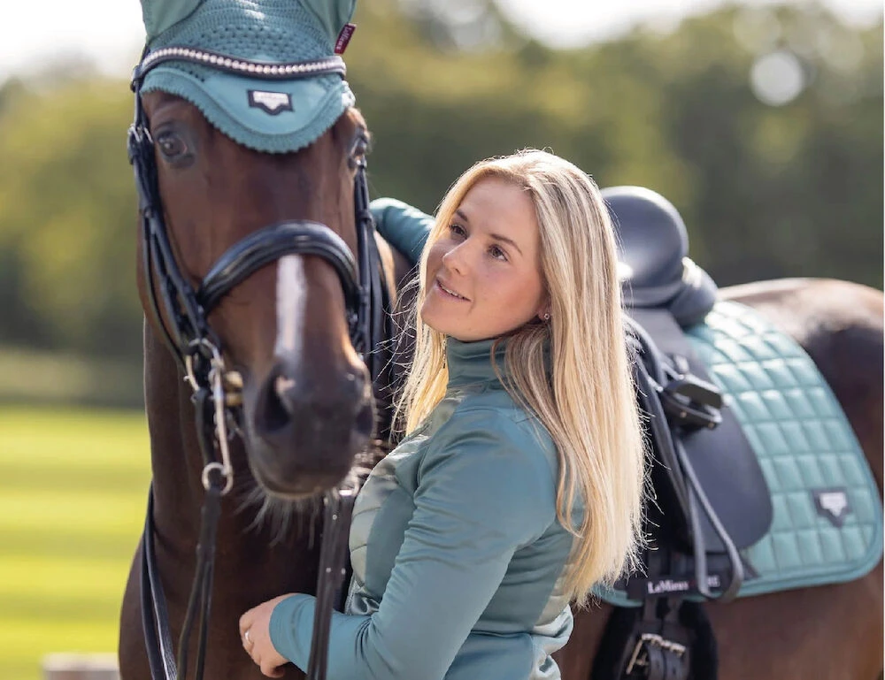 LEMIEUX Lemieux Loire Classic Satin Square Dressage Saddle Pad