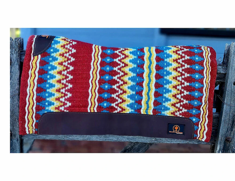 SMOOTH LIKE CACTUS Western Show Contoured Pads With Fleece Underlay