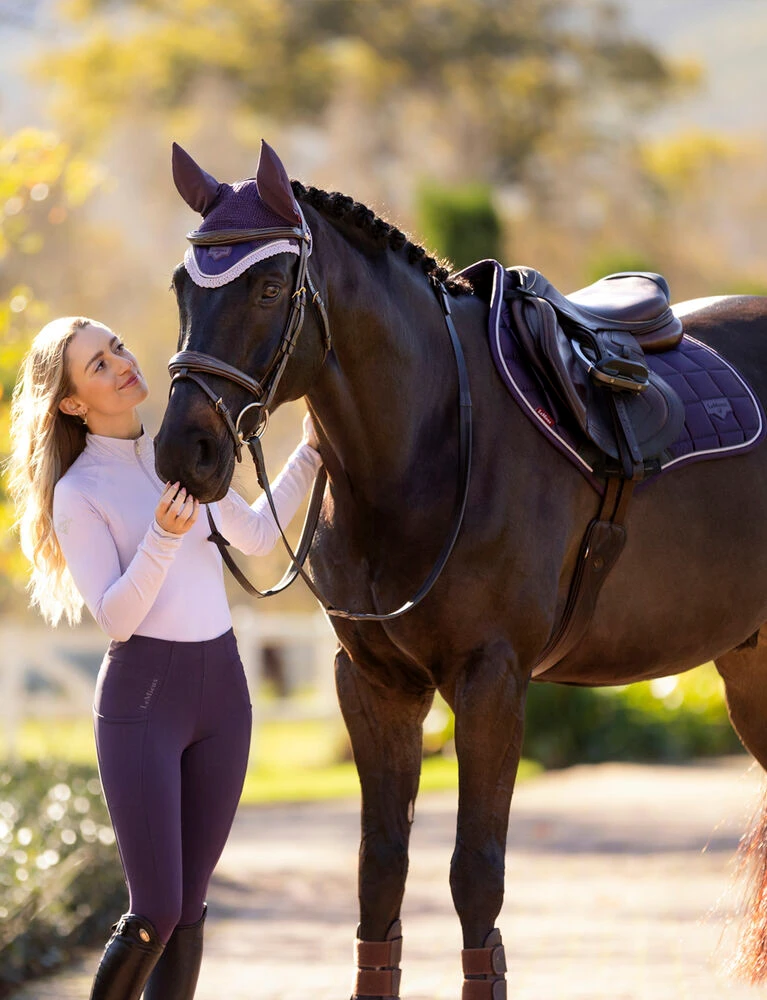 LEMIEUX Loire Classic Satin Square Close Contact Saddle Pad