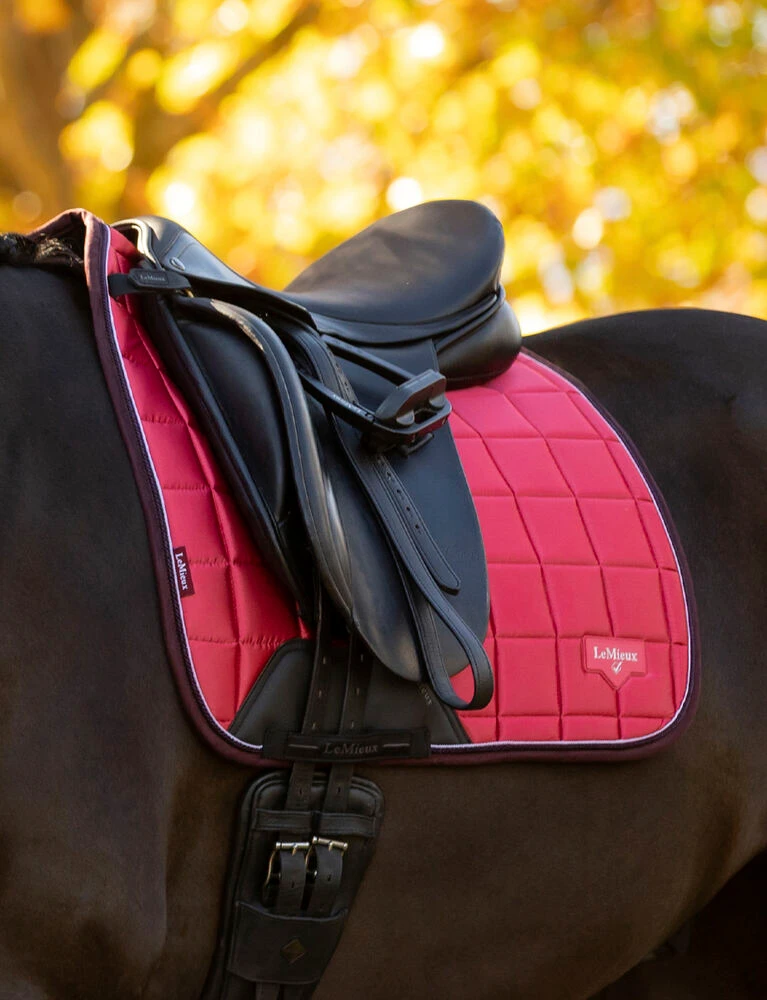 LEMIEUX Loire Classic Satin Square Dressage Saddle Pad