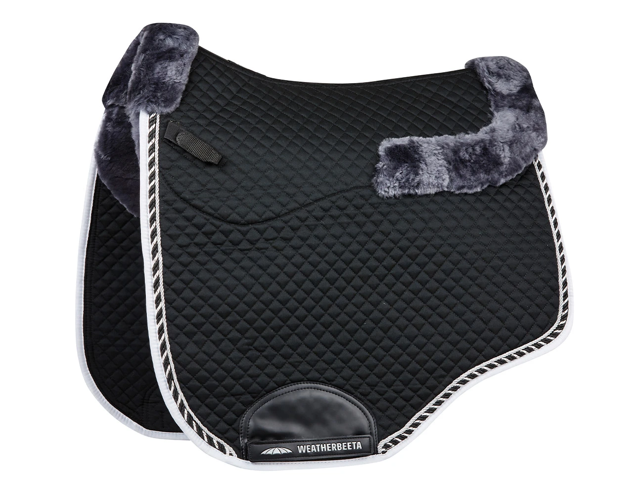 WEATHERBEETA Euro Shaped Sheepskin Dressage Saddle Pad II