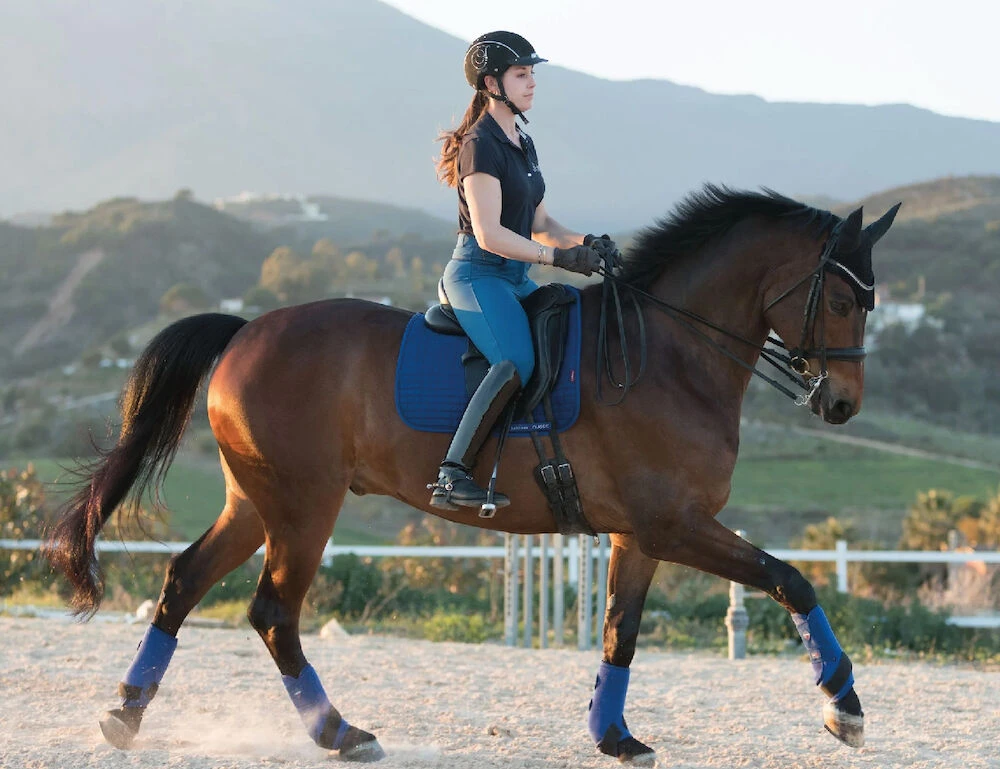 LEMIEUX Lemieux Prosport Suede Square Close Contact Saddle Pad