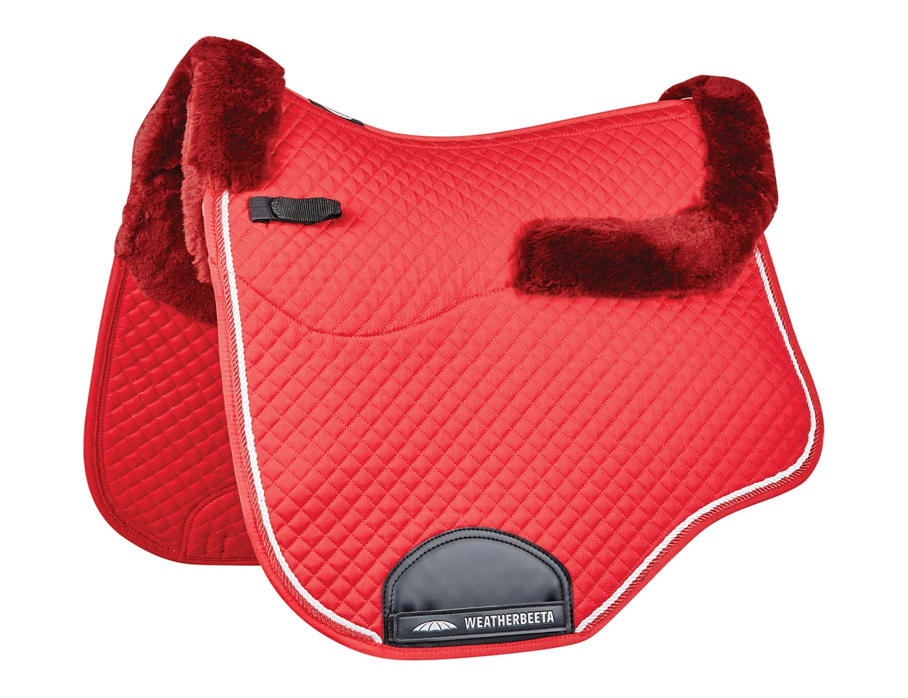 WEATHERBEETA Euro Shaped Sheepskin Dressage Saddle Pad II