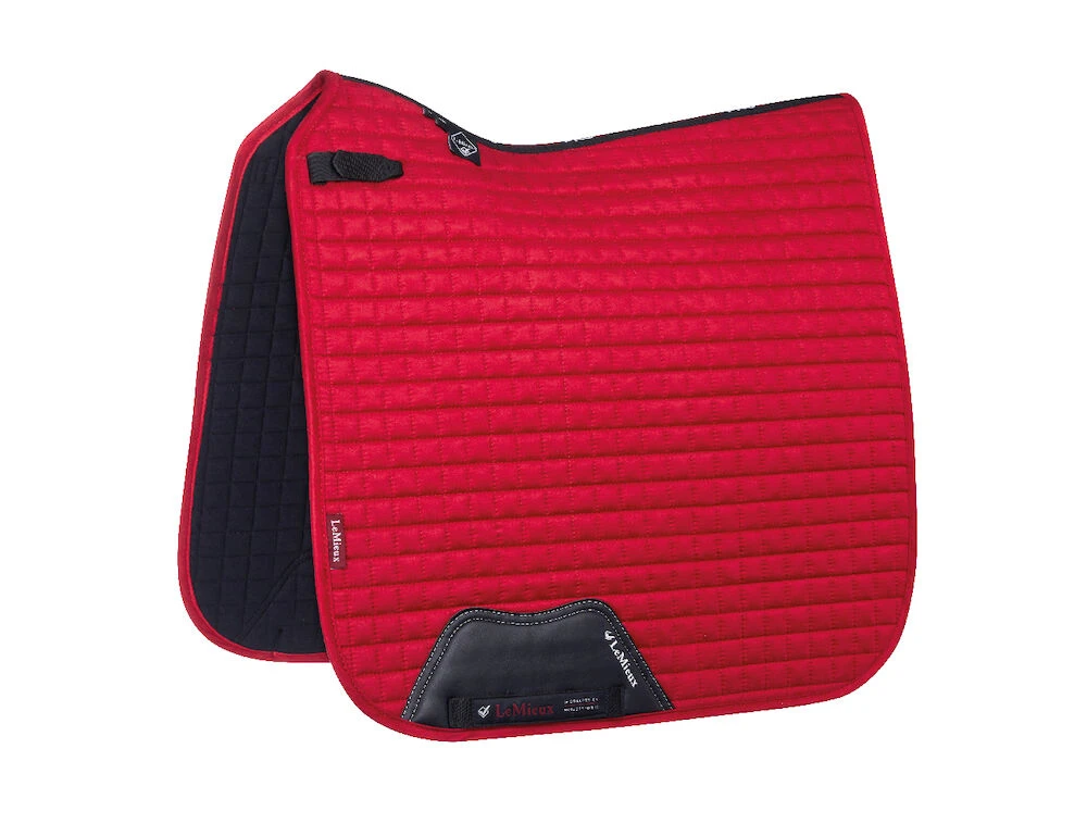 LEMIEUX Lemieux Prosport Suede Square Dressage Saddle Pad